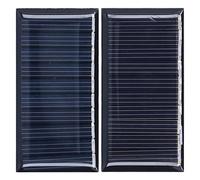 Marhynchus Mini Panneaux Solaires Cellules Solaires en Silicium Polycristallin Paquet de 2 5 V 0,25 W Panneau Portable Résistant aux Intempéries pour Jouets Lampes Petites Batteries DC Projets