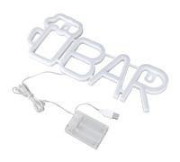Marhynchus Panneau Néon LED en PVC ABS, Barre Lumineuse 14 X 5,7 Pouces, alimenté par USB ou par Batterie, avec Trous de Suspension, Tasse de Bière, Panneau Lumineux pour la Maison, Bar, Homme,