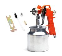 Marhynchus Pulvérisateur de Peinture, Pistolet de Pulvérisation de Peinture en Alliage d'aluminium avec Buse en Cuivre, Tasse de 750 ML, Buse de 1,5 Mm, Valve Réglable, pour Murs Intérieurs de