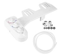 Marhynchus Pulvérisateur de Toilette à Double Buse avec Fixation pour Bidet D'eau Chaude et Froide avec Porte Autonettoyante et Protection des Buses pour L'hygiène Post-partum et Féminine