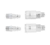 Marhynchus Raccords de Tuyaux d'air, Coupleur à Connexion Rapide en Alliage d'aluminium pour Compresseur NPT de 3/8 Pouces et Connexion de Tuyau 'arrosage