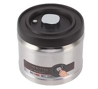 Marhynchus Récipient à café Sous Vide, Boîte Hermétique en Acier Inoxydable avec Valve CO2, pour Grains de café Moulu, thé et Sucre (1100ML Acier Inoxydable Couleur Naturelle)