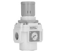 Marhynchus Régulateur de Pression d'air en Alliage d'aluminium, Vanne de Contrôle du Débit 'air 14,5 à 123,3 PSI G1, Filetage 2 Pouces avec Manomètre pour Compresseur 'air, Utilisation 'outils