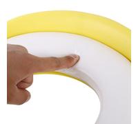 Marhynchus Siège D'apprentissage de la propreté pour bébé, Chaise de Toilette pour Tout-petits, échelle de sécurité Réglable, Escabeau avec Coussin Souple en PU, Double Accoudoir, Pieds (rouge et
