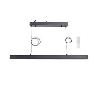 Marhynchus Suspension Linéaire Minimaliste, Lustre LED Moderne à intensité Variable avec Télécommande et Application pour Restaurant, café, Bar, Bureau, Salon, Chambre à Coucher,