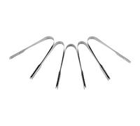 Marhynchus Sweet Scoops Ensemble de Cuillères et de Pinces en Acier Inoxydable, 5 Pièces, Outils de Service, Cuillère de 7,5 Pouces, Pinces de 6,1 Pouces pour Glace, Sucre, Pain, Salade, Buffet, (