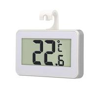 Marhynchus Thermomètre Numérique LCD pour Réfrigérateur et Congélateur -30 à 60 °C avec Support Réglable Aimant Min Alerte de Gel pour Réfrigérateur Congélateur Maison Cuisine