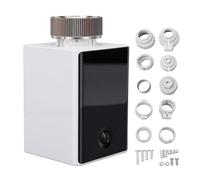 Marhynchus Thermostatique Radiateur Vanne Intelligente (TRV60) | Commande Via Application , Plage 5-35℃, Précision ±1℃, Protection Antigel, Programmables sur 7 Jours, 19 Adaptateurs, Hub