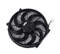 Marhynchus Universal 14 Pouces de Radiateur électrique Ventilateur de Refroidissement Puissant Ventilateur Slim 90W pour le Camion de Refroidissement de la Baie Moteur Van RV