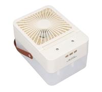 Marhynchus Ventilateur Climatiseur Portable avec Réservoir D'eau de 2,5 L, Télécommande, 3 Vitesses, Faible Bruit 25 DB, Batterie 1200 MAh pour Maison Camping
