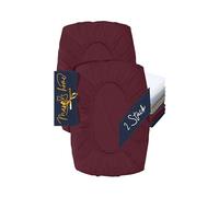 Marie´s Home, 1627.2372 Lot de 2 housses de coussin rembourrées pour cou - Housse de coussin avec élastique et taie d'oreiller - M (35-40 x 55-60 cm) - Bordeaux