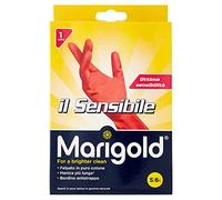 Marigold Il Sensibile 145677 Gant Epaisseur Minute en Pur Coton Manches Longues Bordure Anti-Drip-Stop Anti-déchirure