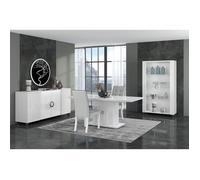 MARIKA - Séjour Complet avec Table Allongeable 160-200cm + Leds