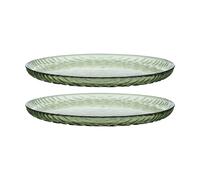 Marimekko Assiette en verre Syksy Ø17 cm lot de 2 Olive