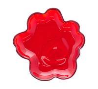 Marimekko Assiette en verre Unikko Ø13 cm Rouge