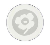 Marimekko Assiette Oiva Unikko Ø25 cm White-light grey-cobalt