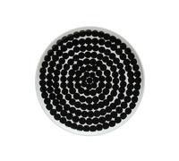 Marimekko Assiette Räsymatto Ø 20 cm noir-blanc