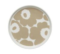 Marimekko Assiette Unikko Ø13.5 cm Blanc-beige