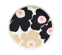 Marimekko Assiette Unikko Ø20 cm Off white-charcoal-sand-pink