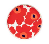 Marimekko Assiette Unikko Ø20 cm White-red-blue
