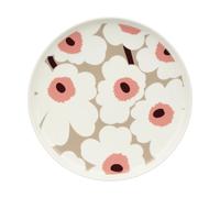 Marimekko Assiette Unikko Ø25 cm White-clay-powder-dark wine