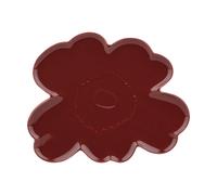 Marimekko Assiette Unikko Shape 32 cm Bordeaux