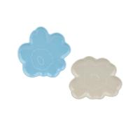 Marimekko Assiettes Unikko Shape 2 pièces Forget-me-not. stoneware