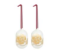 Marimekko Boules de Noël Tiara 2025 6x9 cm White-gold