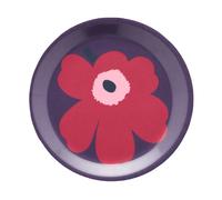 Marimekko Dessous de verre Unikko Prune-canberge-rose. Ø11 cm