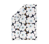 Marimekko Housse de couette Unikko 150x210 cm Blueberry-off white-cold blue
