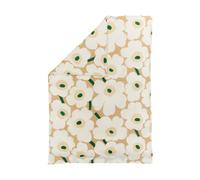 Marimekko Housse de couette Unikko 150x210 cm Sand-off white-hay-emerald