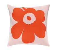 Marimekko Housse de coussin Unikko 50x50 cm Pink. orange red