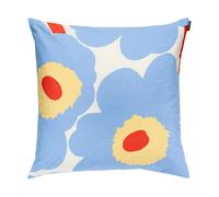 Marimekko Housse de coussin Unikko 50x50 cm White-light blue-orange red-melon