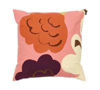 Marimekko Kukasta Kukkaan housse de coussin Pink-off white-plum-terracotta. 50x50 cm