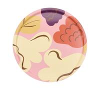Marimekko Kukasta Kukkaan plateau Pink-off white-terracotta-plum Ø46 cm
