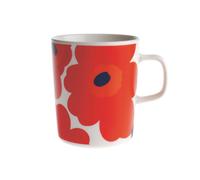 Marimekko Mug Unikko 25 cl rouge-blanc