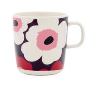 Marimekko Mug Unikko 40 cl White-plum-cranberry-pink