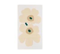 Marimekko Nappe Unikko White-hay-sand-emerald