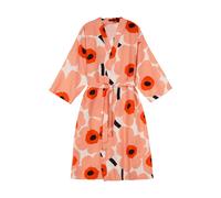 Marimekko Peignoir Unikko L/XL Off white-coral-orange red-charcoal