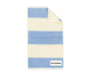 Marimekko Serviette invité Galleria Light blue. melon. 30x50 cm
