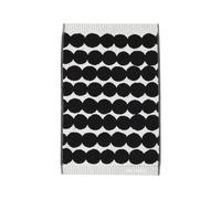 Marimekko Serviette Räsymatto noire serviette d'invité30x50 cm
