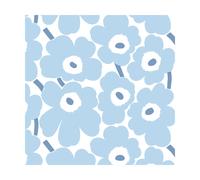 Marimekko Serviettes Mini Unikko. Lot de 20 Light Blue-White