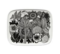 Marimekko Soucoupe Siirtolapuuthara 15x12 cm noir-blanc