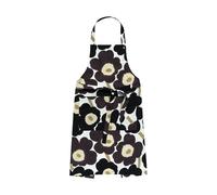 Marimekko Tablier Pieni Unikko White-dark grey-beige
