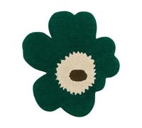 Marimekko Tapis de bain Unikko 73x74 cm Emerald-off white-taupe souris