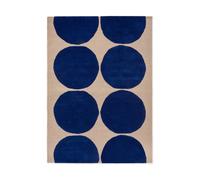 Marimekko Tapis en laine Isot Kivet Blue. 170x240 cm