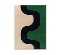 Marimekko Tapis en laine Seireeni Green. 140x200 cm