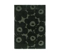 Marimekko Tapis en laine Unikko Dark Green. 140x200 cm