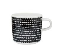 Marimekko Tasse à café Räsymatto 20 cl noir-blanc