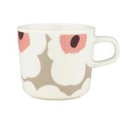 Marimekko Tasse à café Unikko 20 cl White-clay-powder-dark wine